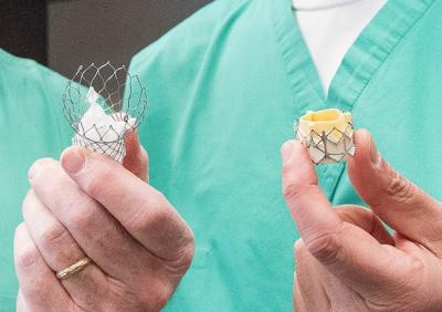 Two TAVR devices