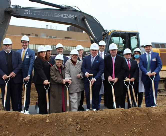 Groundbreaking of Mercy Hospital's new Ambulatory and Family Care Center.