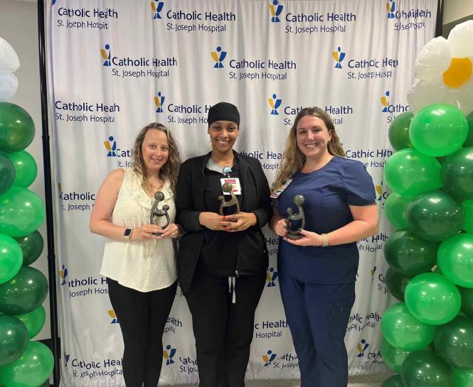 St. Joseph Hospital Daisy Award winners